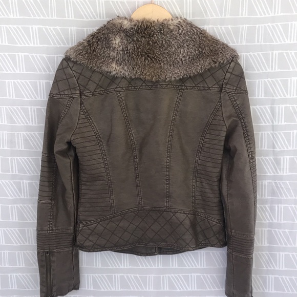 Guess Bomber/motorcycle Jacket - Picture 5 of 9